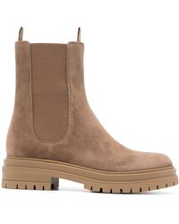 Gianvito Rossi - Chester Suede Chelsea Boots - Lyst