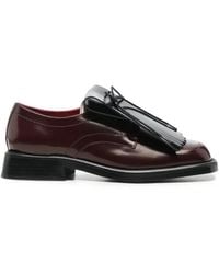 Plan C - Fringe-Detail Derby Shoes - Lyst
