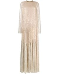 Giambattista Valli - Tiered Sequinned Gown - Lyst