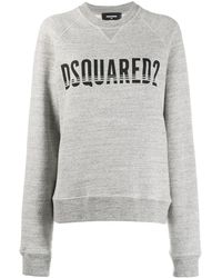 DSquared² - Logo Print Sweatshirt - Lyst