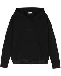 Saint Laurent - Katoenen Hoodie Met Geborduurd Logo - Lyst