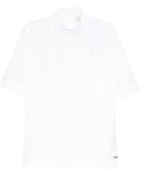 Ami Paris - T-Shirt Met Hoge Hals - Lyst