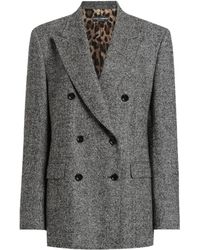 Dolce & Gabbana - ヘリンボーン ダブルジャケット - Lyst