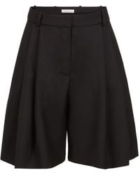 Nina Ricci - Pleated High-Waisted Shorts - Lyst