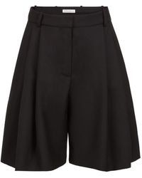 Nina Ricci - Pleated High-waisted Shorts - Lyst