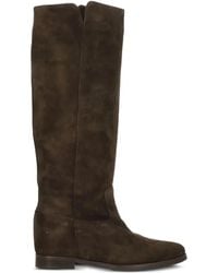 Julie Dee - Side-Vents Round-Toe Boots - Lyst