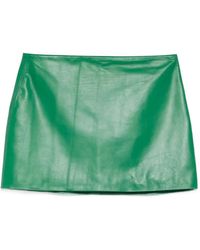 Manokhi - Leather Mini Skirt - Lyst