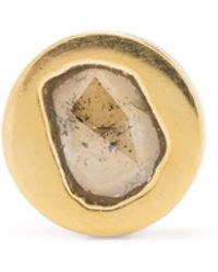 Parts Of 4 - Diamond Slab Stud Earring - Lyst
