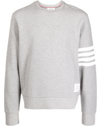 Thom Browne - Sweater Met Vier Strepen - Lyst