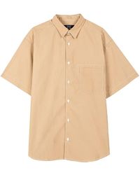 Comme des Garçons - Contrast-Stitch Short-Sleeve Shirt - Lyst