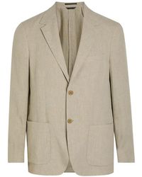 Sunspel - Blazer Con Solapas De Muesca - Lyst