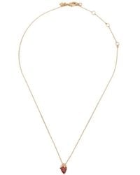 Kate Spade - Strawberry-Pendant Crystal-Embellished Necklace - Lyst