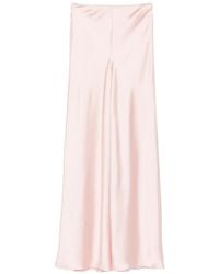 Norma Kamali - Wide Leg Trousers With A Satin Finish - Lyst