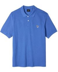Paul Smith - Mid Organic Cotton Zebra Polo Shirt - Lyst
