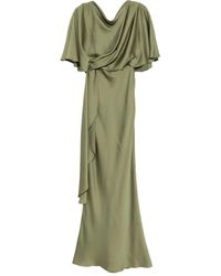 Amsale - Abendkleid aus Satin - Lyst