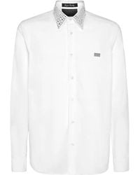 Philipp Plein - Sugar Daddy Crystal-Embellished Shirt - Lyst