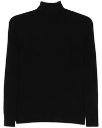 ERMANNO FIRENZE - Gerippter Pullover Mit Stehkragen - Lyst