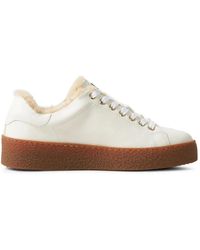 Bogner - Lucerne Shearling-Lined Leather Sneakers - Lyst