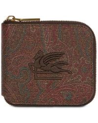 Etro - Paisley-Print Jacquard Wallet - Lyst