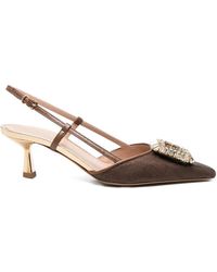 Roberto Festa - Julien Embellishment Slingback Pumps - Lyst
