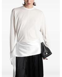DARKPARK - Luna Draped Blouse - Lyst