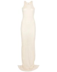 Rick Owens - Ribbed Semi-Sheer Maxi Dress - Lyst