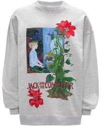 JW Anderson - Graphic-Print Crew-Neck Sweatshirt - Lyst
