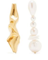 Completedworks - "Notsobig" Crumple Drop Earrings - Lyst