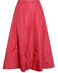 Add - Logo-Embroidered A-Line Skirt - Lyst