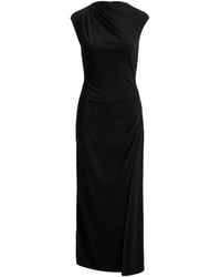 Ralph Lauren - Pleated Boat Neck Maxi Dress - Lyst