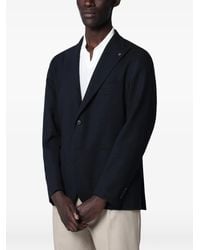 Tagliatore - Logo-Plaque Single-Breasted Jacket - Lyst
