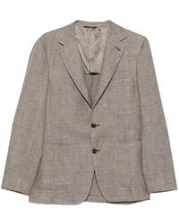 Canali - Notched-Lapel Single-Breasted Blazer - Lyst