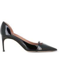 Malone Souliers - Crawford Pointed-Toe Patent-Finish Pumps - Lyst