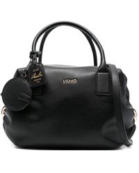 Liu Jo - Bolso shopper con aplique de charm - Lyst