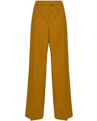 La DoubleJ - Pressed-Crease Flared Trousers - Lyst