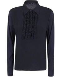 Seventy - Chemise À Bords Volantés - Lyst