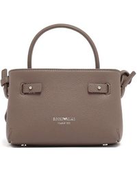 Emporio Armani - Bolso satchel con asa en el tope - Lyst