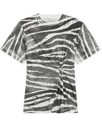 Blumarine - Print Metal Detail T-Shirt - Lyst