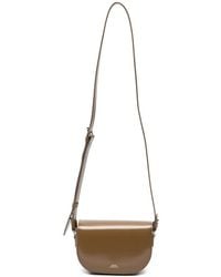 A.P.C. - Demi-Lune Patent Leather Crossbody Bag - Lyst