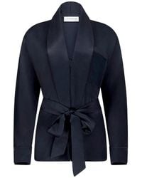 Victoria Beckham - Alba Belted Blouse - Lyst