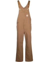 Carhartt - Logo-Patch Straight-Leg Dungarees - Lyst