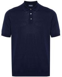 Drumohr - Fine-knit Polo Shirt - Lyst