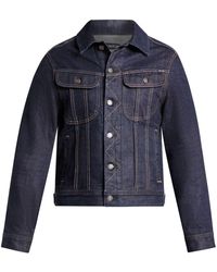 Tom Ford - Contrast-stitching Denim Jacket - Lyst