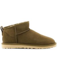UGG - Classic Ultra Mini Leather Desert Boots - Lyst