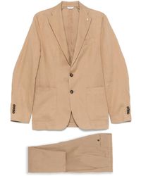 Manuel Ritz - Linen Single-Breasted Suit - Lyst