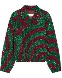 Dries Van Noten - Sequinned Jacket - Lyst
