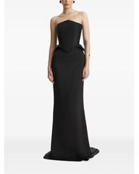 Benedetto - Asymmetric-Corset And Maxi Skirt Set - Lyst