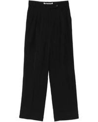 frenken - Pleated Straight-Leg Trousers - Lyst