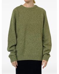 Frenckenberger - Marl-Knit Crew-Neck Sweater - Lyst