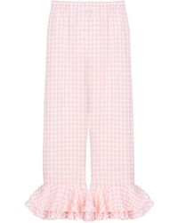 Sleeper - Pantalones Cha-Cha con dobladillo de volantes - Lyst